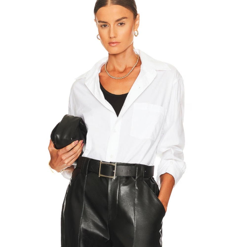 White Button-Up Shirt
